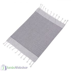 Szűrke, fehér - rojtos konyhakendő