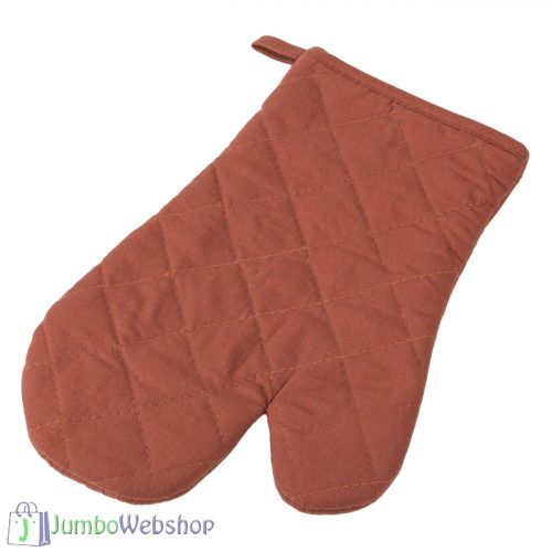 Pamut - Edényfogó kesztyű - terrakotta
