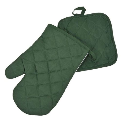 Húsvéti konyhai kesztyű és edényfogó szett - Kakas és pillangó - 2 db