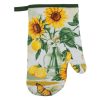 Húsvéti konyhai kesztyű és edényfogó szett - Napraforgó és Citrom mintával, 2 db