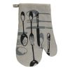 Taupe konyhai kesztyű és edényfogó szett - 2 db