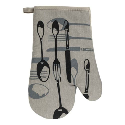 Taupe konyhai kesztyű és edényfogó szett - 2 db