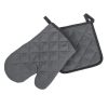 Antracitszürke Konyhai Kesztyű és Edényfogó Szett - 2 db