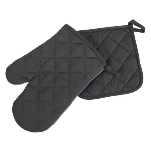 Antracitszürke Konyhai Kesztyű és Edényfogó Szett - 2 db