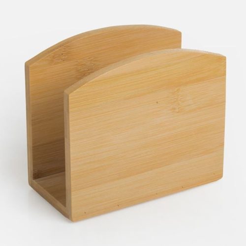 Bambusz szalvétatartó, 13x7x11 cm