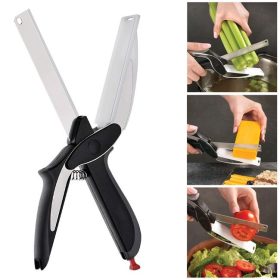   Rozsdamentes Acél Konyhai Olló Zöldségaprításhoz, 24 cm