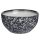 Fekete Kerámia Tál Kőhatással - 650ml