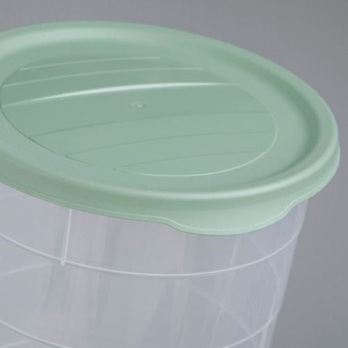 Átlátszó Ételhordó Doboz Menta Zöld Fedéllel - 1,1L