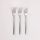 „Linear” rozsdamentes acél desszertes villa készlet, 14,5 cm - 3 db