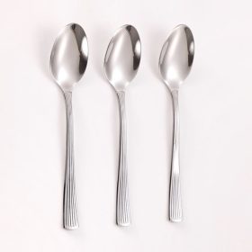   Rozsdamentes acél desszertes kanál készlet "Linear" 14,5 cm - 3 db
