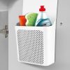 Fehér Műanyag Függeszthető Szekrényrendszerező Kosár, 23,5x9x34 cm
