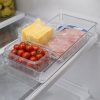 Átlátszó Hűtőszekrény Rendszerező Doboz Fogantyúval, 36x17,5x5 cm