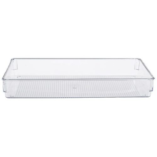 Átlátszó Hűtőszekrény Rendszerező Doboz Fogantyúval, 36x17,5x5 cm