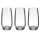 Classic átlátszó üvegpohár készlet, 490ml - 3db