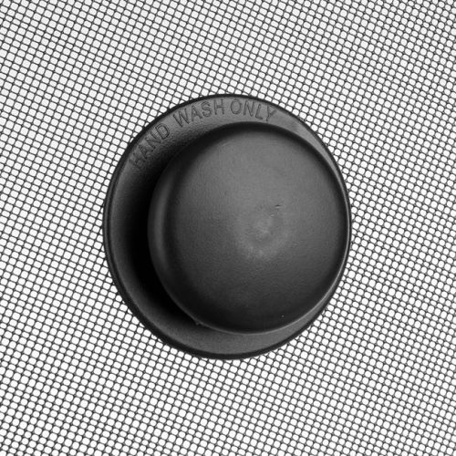 Fekete kifröccsenésgátló szita, Ø29 cm