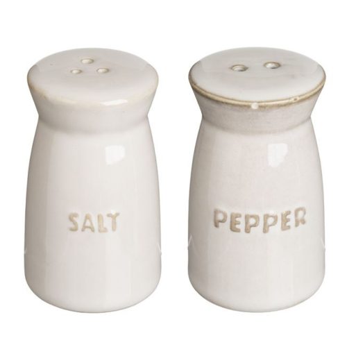 Nordic Style kerámia só- és borsszóró készlet, bézs