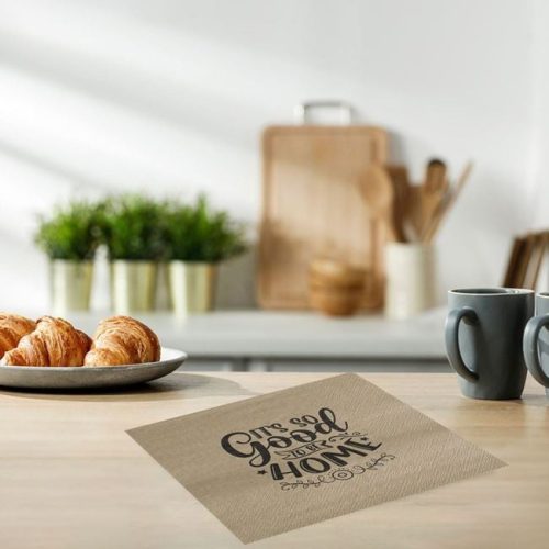 2 rétegű Craft papírszalvéta 33x33cm "Good to be Home" - 20 db