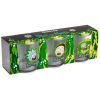Rick & Morty vizespohár készlet, 380ml – 3 darabos szett