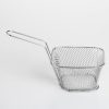 Rozsdamentes Acél Tálaló Kosár Sült Burgonyához, 10x9x6 cm