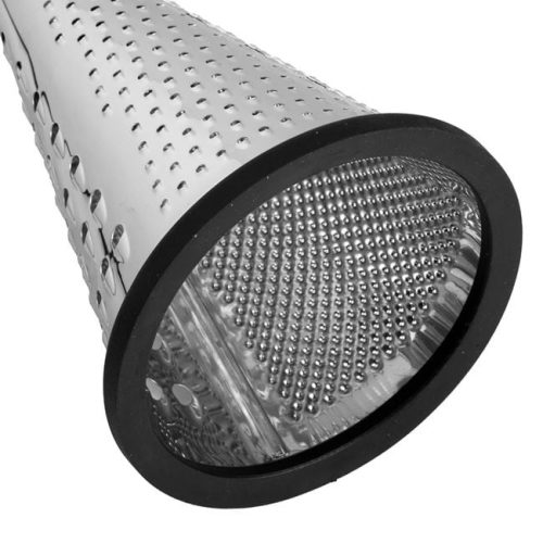 Kúpos fém reszelő fa nyéllel, Ø11,5x24 cm