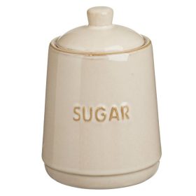 Nordic Style bézs kerámia cukortartó tetővel, 630ml