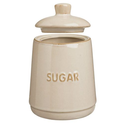 Nordic Style bézs kerámia cukortartó tetővel, 630ml