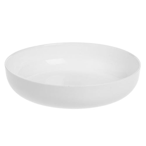 Nordic Style Fehér Mélytányér Opálüvegből, Ø22 cm