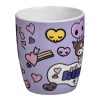 Mini Porcelán Bögre, Lila, Hello Kitty Kuromi Mintával, 220ml