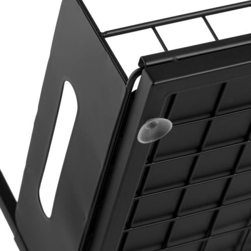 Kihúzható fém tároló polc rendszerezővel, 36x27x28,5 cm