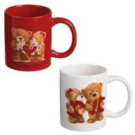 Piros és Fehér Macis Love Bögre Szett - 330 ml