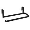 Fekete fém konyhai papírtörlő tartó, 26 cm