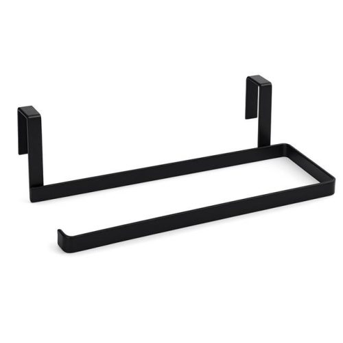 Fekete fém konyhai papírtörlő tartó, 26 cm