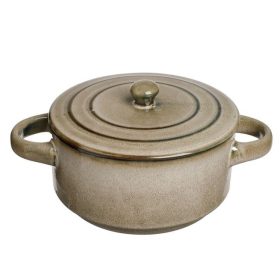 Keki Zöld Kerámia Levestál Fedővel - 700ml