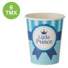 Little Prince kék papírpohár, 270ml - 6db