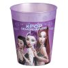 Lila K-POP Demon Hunters műanyag pohár készlet, 250ml - 4 db