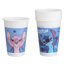 Stitch műanyag partipohár készlet, 200 ml - 6 db