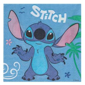   Stitch kétrétegű papírszalvéta, világoskék, 33x33 cm - 16 db