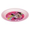 Minnie Mouse többször használható műanyag tányér, rózsaszín, 21 cm