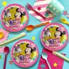 Minnie Mouse papírtányér szett - 20 cm, 6 db