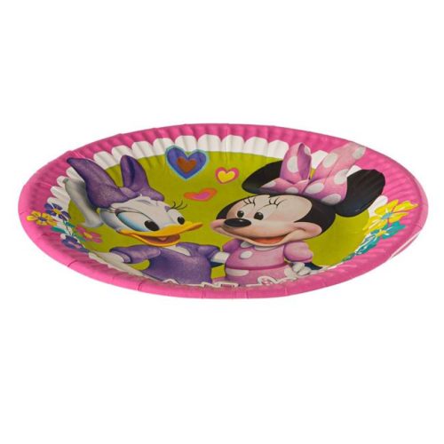 Minnie Mouse papírtányér szett - 20 cm, 6 db