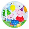 Peppa Pig George papírtányér szett - 23 cm, 6 db