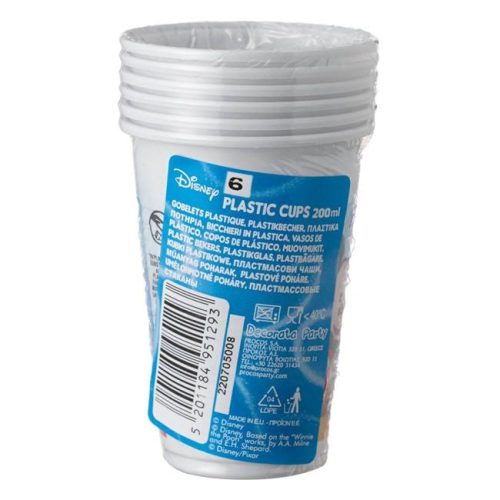 Mickey Mouse műanyag partidoboz 200ml - 6db