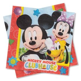 Mickey Mouse színes papírszalvéta 33x33cm - 16 db