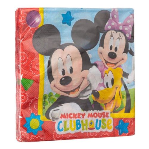 Mickey Mouse színes papírszalvéta 33x33cm - 16 db