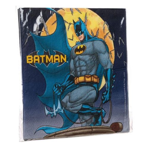Batman kétrétegű papírszalvéta, 33x33 cm - 12 db