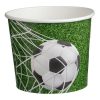 Zöld Karton Snack Pohár Focipálya Mintával - 1,8L