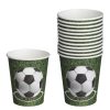 Foci Mintás Papírpohár Szett - 240ml, 12 db