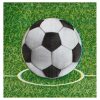 2 rétegű Zöld Szalvéta Futballpálya Mintával 33x33cm - 20db