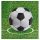 2 rétegű Zöld Szalvéta Futballpálya Mintával 33x33cm - 20db