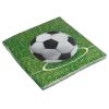 2 rétegű Zöld Szalvéta Futballpálya Mintával 33x33cm - 20db